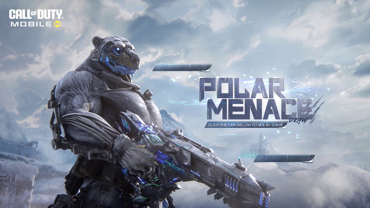 Warning: Polar Menace detected ❄️🐻 Unlock Minotaur - Polar Rage and the Legendary HVK-30 - Polar Circuit NOW in the Polar Menace Draw!