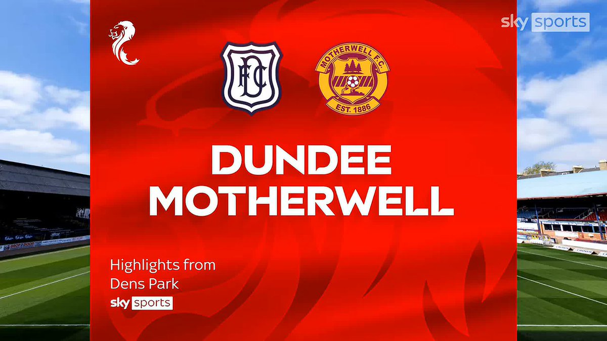 📈 Dundee up to eighth, two points behind city rivals ❌ Motherwell’s first league loss since December 2025 Highlights from Dens Park ⤵️