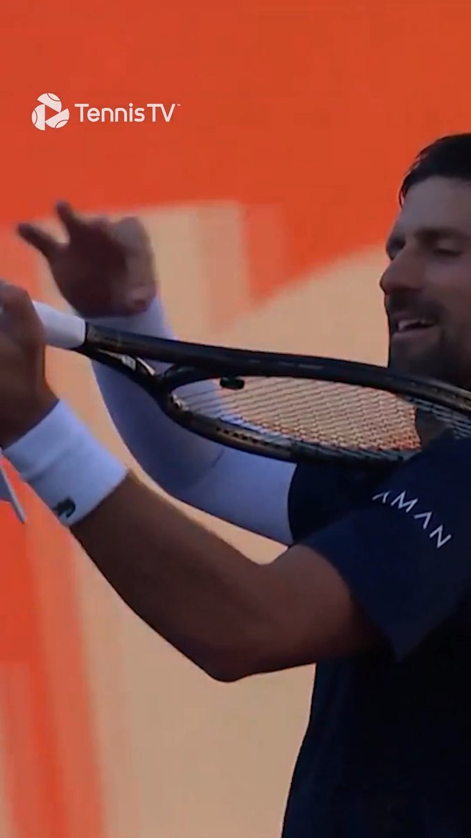 Finishing in style 🎻 BNP Paribas Open | #TennisParadise | Novak Djokovic
