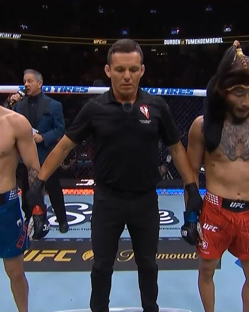 All three scorecards have the same winner! 👏 Nyamjargal Tumendemberel earns the UD victory! [ #UFC326 | LIVE on Paramount+ ]