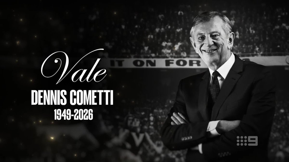 Our tribute to the late great Dennis Cometti ❤️