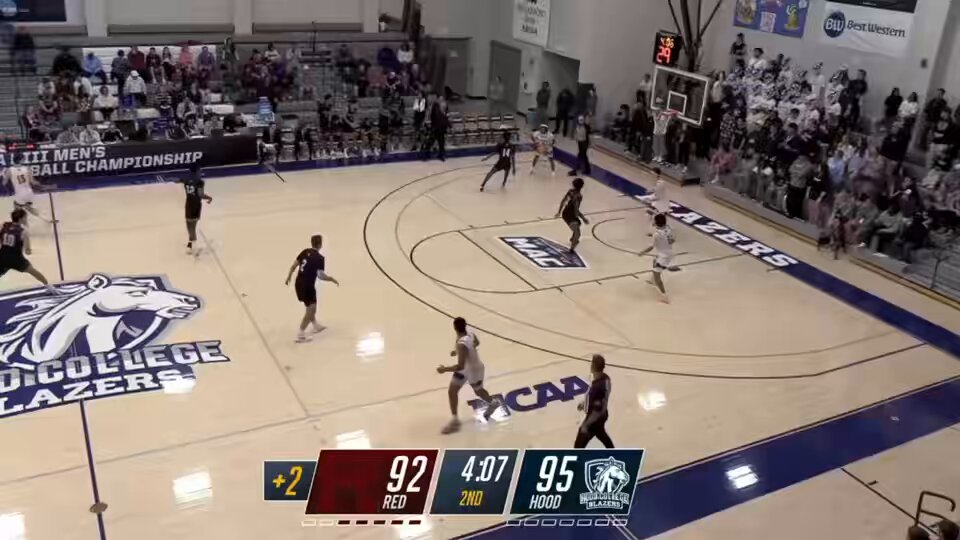 One of the best games I’ve seen at any level. Hood to the Sweet 16 behind 42 points from press-breaker Jevon Yarbrough (jevon 💫) vs. Redlands: #d3hoops