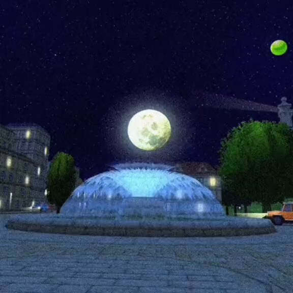 Nintendo Wii games at night