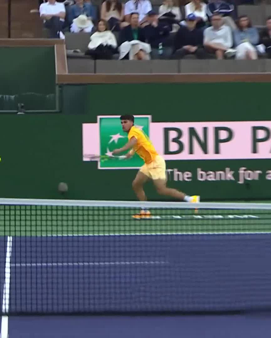 Alcaraz has this uncanny ability to hit forehand winners from the most impossible positions, much like Nadal had in his prime
