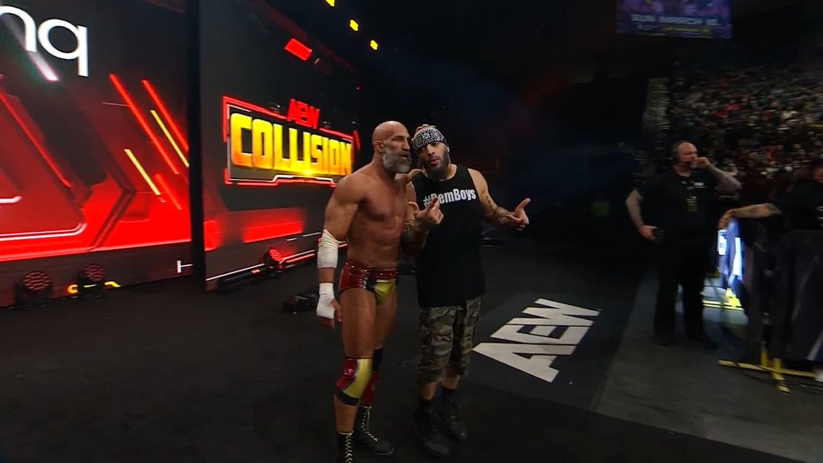WHAT THE HELL, @MRTOMMASOCIAMPA?! Watch #AEWCollision LIVE on TNT &amp; HBO Max