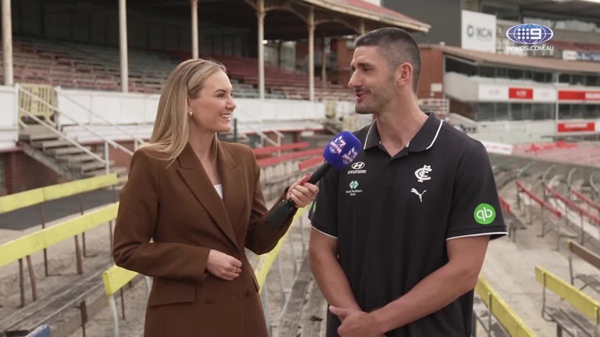 "It lights a fire in the belly for a lot of us" Marc Pittonet on how the Blues have reacted to their poor Opening Round showing. #9AFLSFS | Watch on 9 &amp; 9Now 🖥️