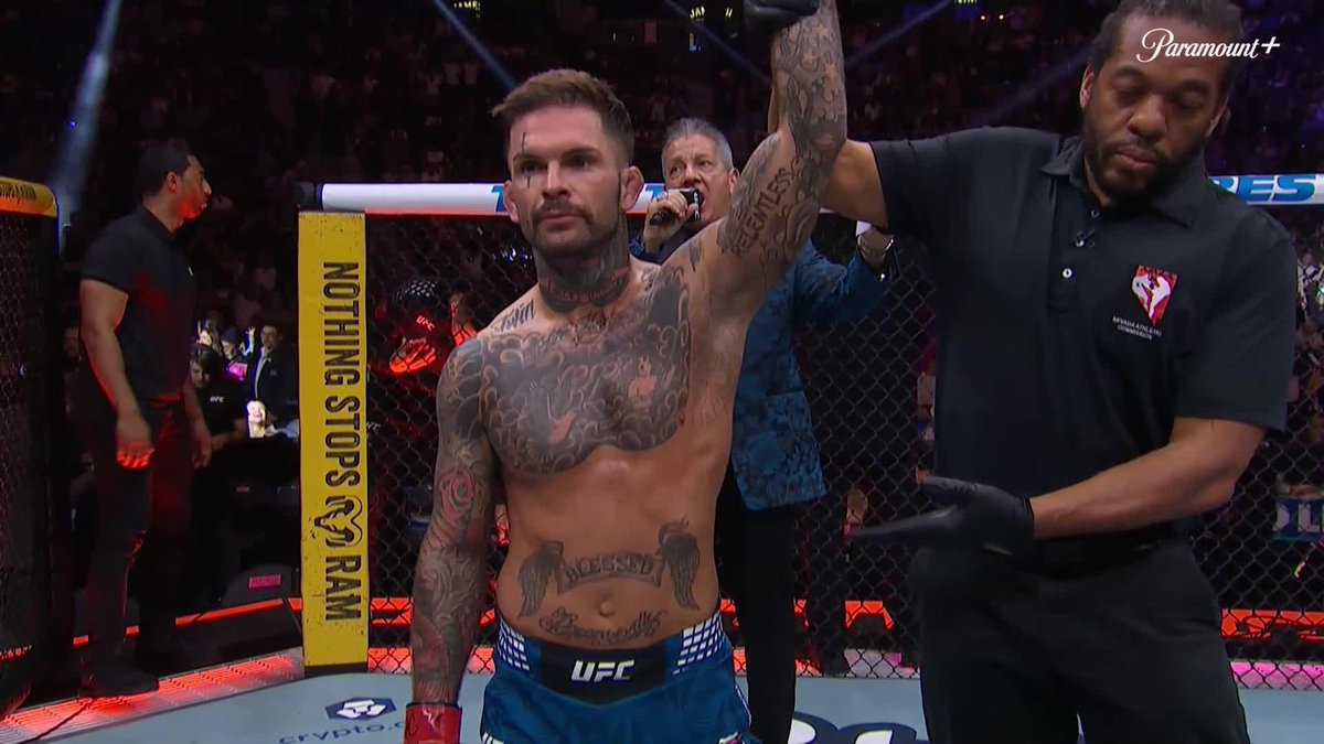 Cody Garbrandt wins by unanimous decision (28-27, 28-27,28-27) 📺 Paramount+, CBS