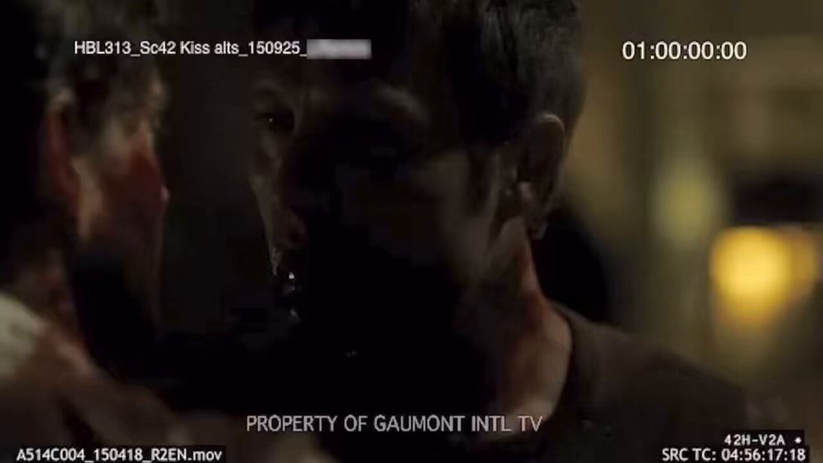 Will burying his face into Hannibal’s shoulder, Hannibal nuzzling into the side of Will’s head… It’s so soft and romantic I actually need to die, someone take me out back and SHOOT ME.