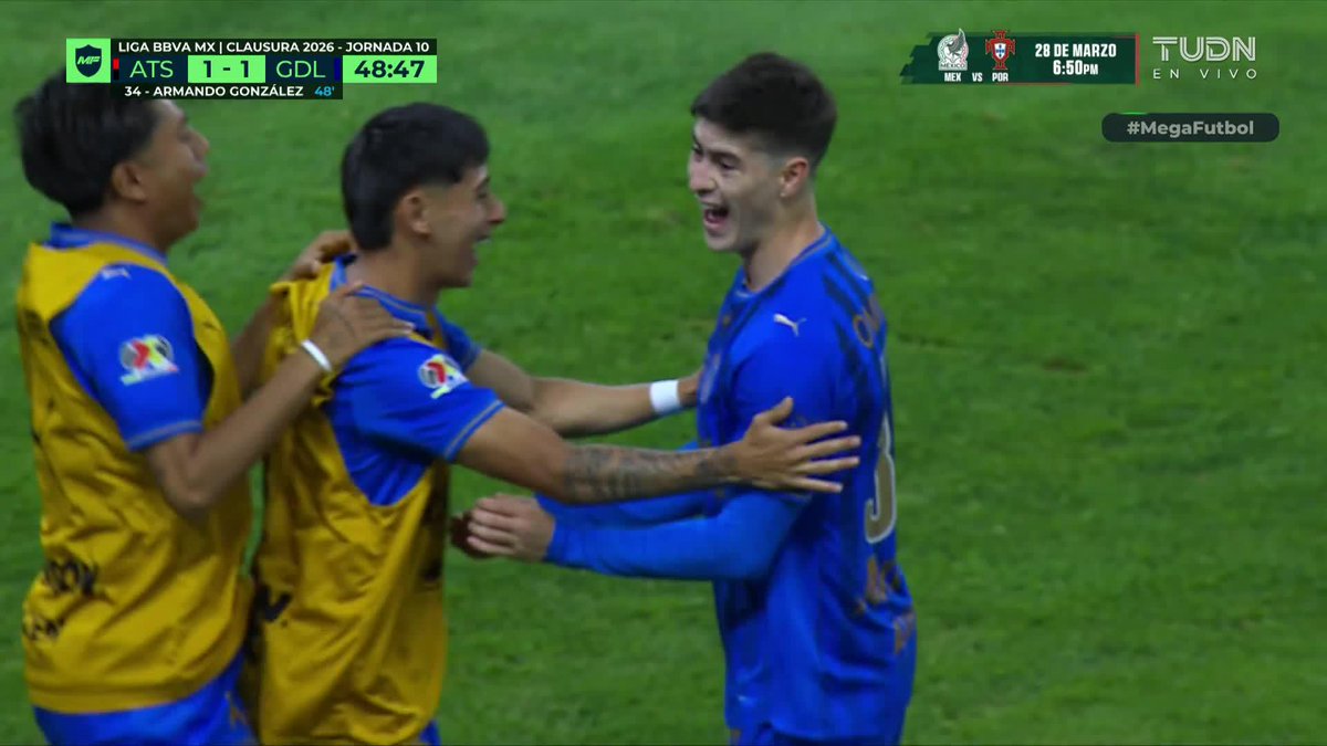 🚨 ¡GOOOOL DE LAS CHIVAS! 🔥 ¡GOL DE LA HORMIGA GONZÁLEZ! 🔥🐜 ¡SE EMPATÓ EL CLÁSICO TAPATÍO! 🤯🔥 🇲🇽 #MegaFutbol 🇺🇸 #SabadoFutbolero