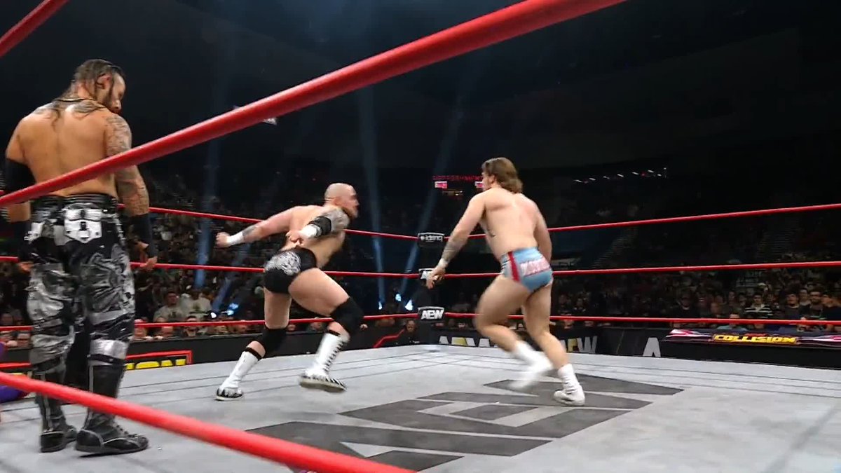 The Dogs have DOMINATED in their debut! Watch #AEWCollision LIVE on TNT & HBO Max