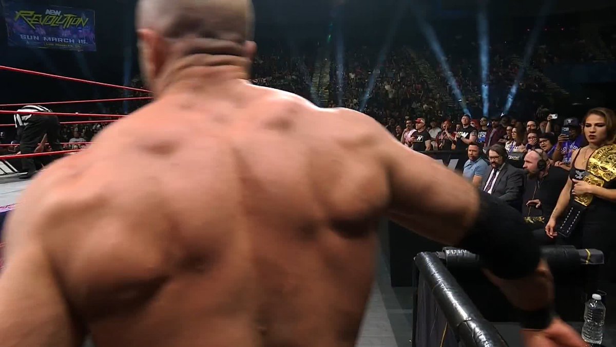 .Rey Hechicero kept Claudio from using the title belt against Takeshita! Watch #AEWCollision LIVE on TNT & HBO Max