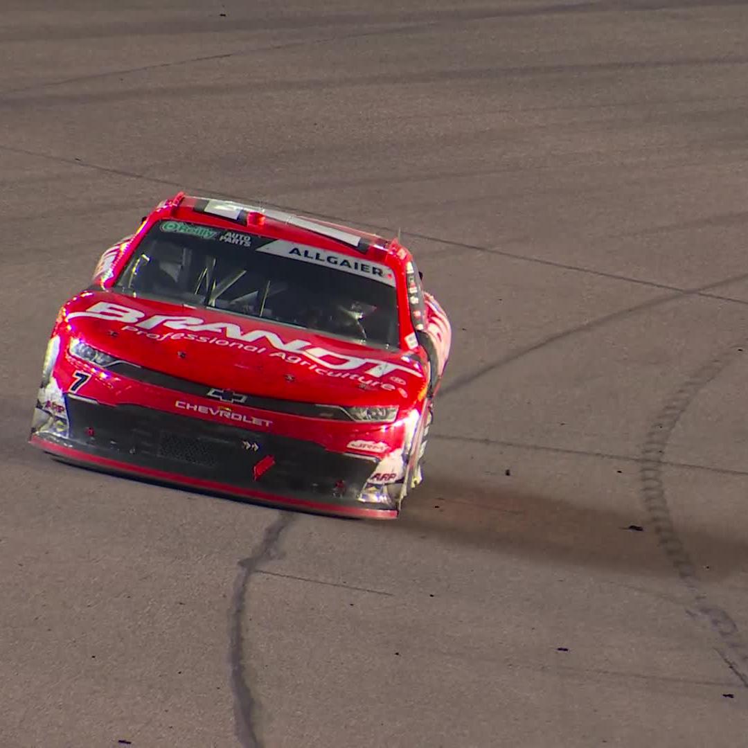 That's how you celebrate a comeback, Justin Allgaier! 💨