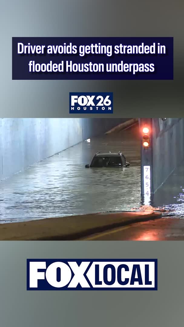 CLOSE CALL! A FOX 26 photojournalist was rolling when a vehicle tried to drive through a flooded underpass in Houston's EaDo area Saturday night. As for the vehicle that was already stranded, Houston Fire officials confirmed they did have a team at the scene for a rescue operation. An HPD dive team was not called. There is no information regarding anyone who was inside that vehicle.