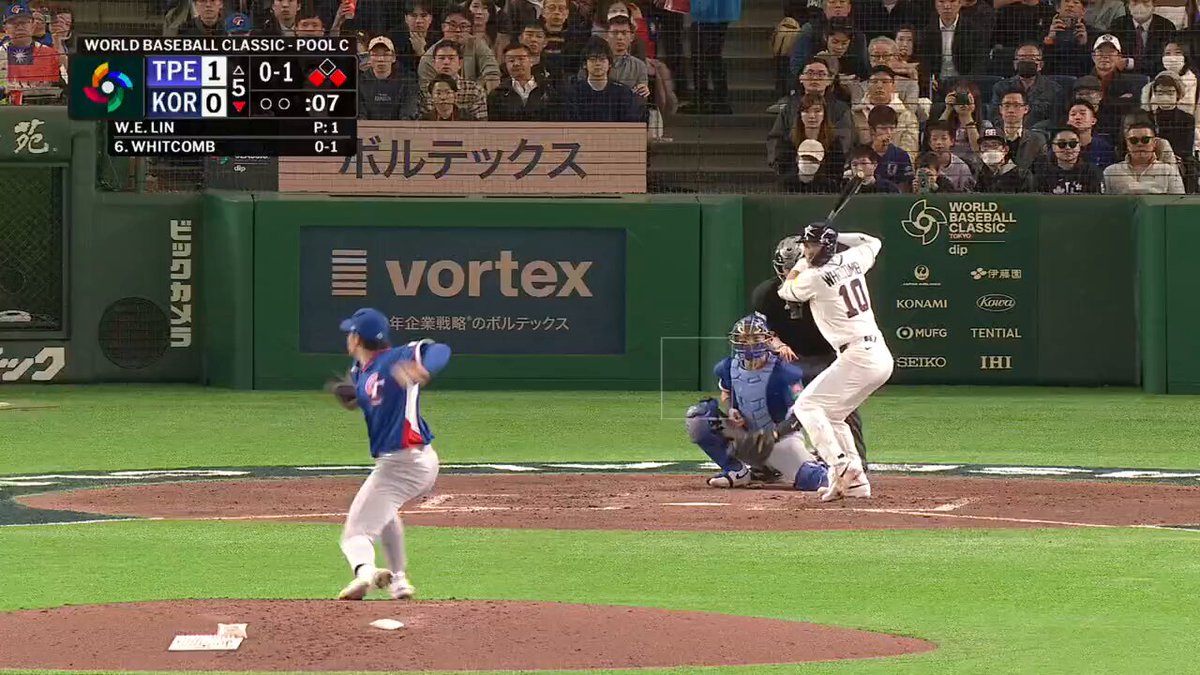 Team Korea ties the ballgame in the 5th! #WorldBaseballClassic
