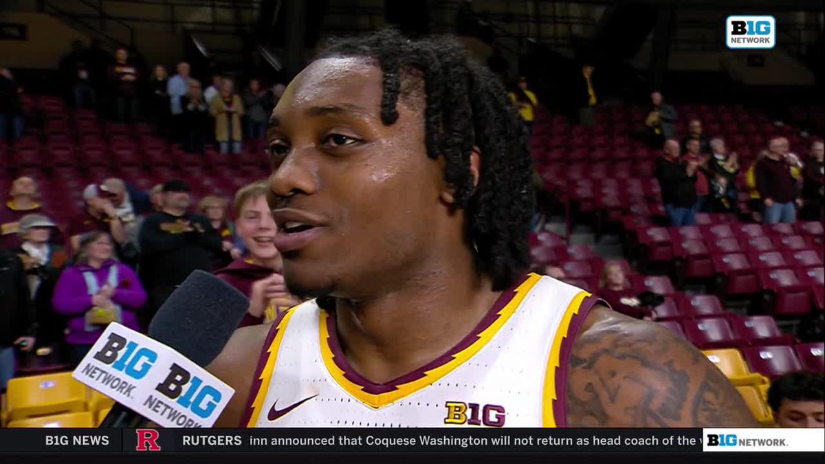 "Yeah, this is a life-changing experience. . . . I'm glad to be a Gopher." 🫶 🗣️ Minnesota Men's Basketball's Langston Reynolds