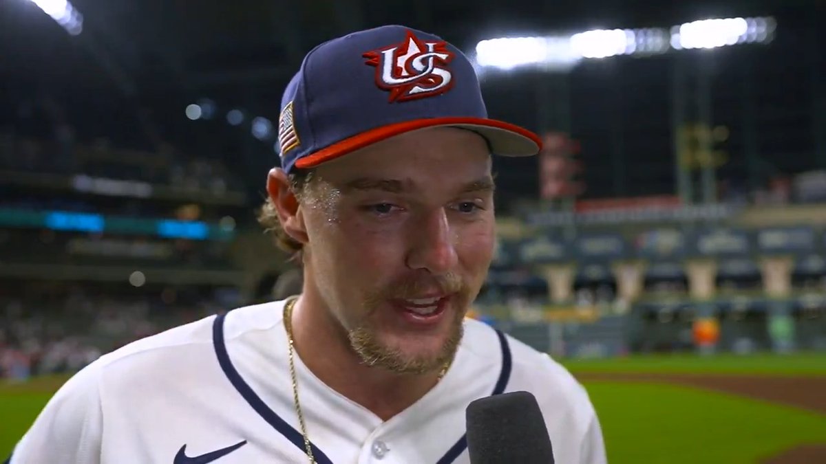 "We knew it was just a matter of time. We just needed one little spark and then we were going from there." Gunnar Henderson joined Jon Morosi to discuss USA Baseball's 9-1 victory over Great Britain.