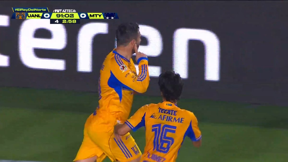 ยกQuรฉ manera de marcar tu gol 190 en Liga MX! ยกEl Rey de Nuevo Leรณn, Gignac Andre-pierre!
