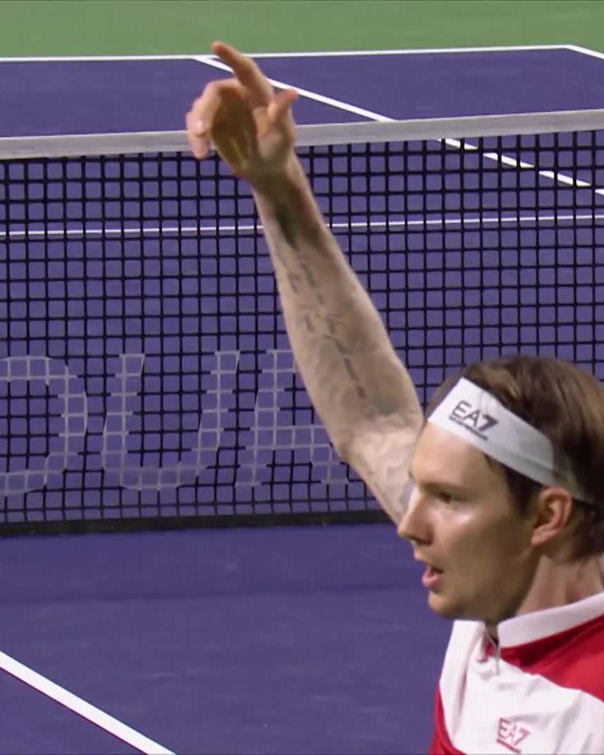 "A Bublik special" 🔊 #TennisParadise