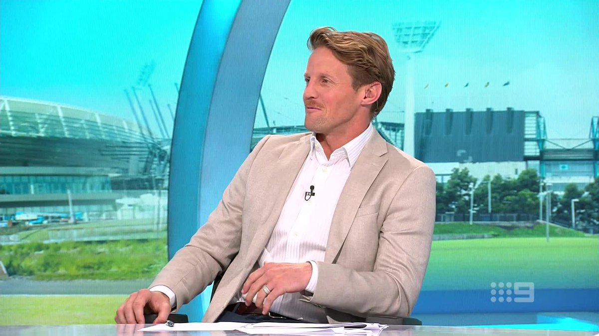 "I don't think in my time I've seen an ex-captain dust his hands of his old footy club as quick as Sam Docherty there." - Rory Sloane on the former Blues skipper's comments about his old side. #9AFLSFS | Watch on 9 &amp; 9Now 🖥️