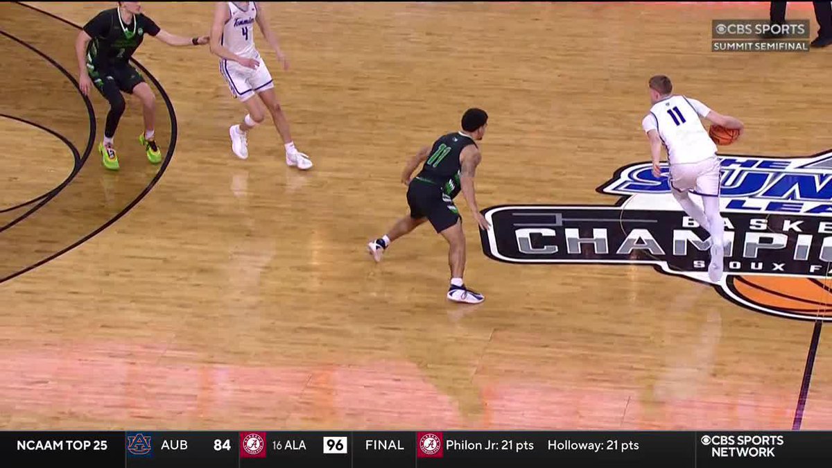 .North Dakota Men's Basketball BURIES the free throw to advance to the Summit League Championship Game 🔥🔥