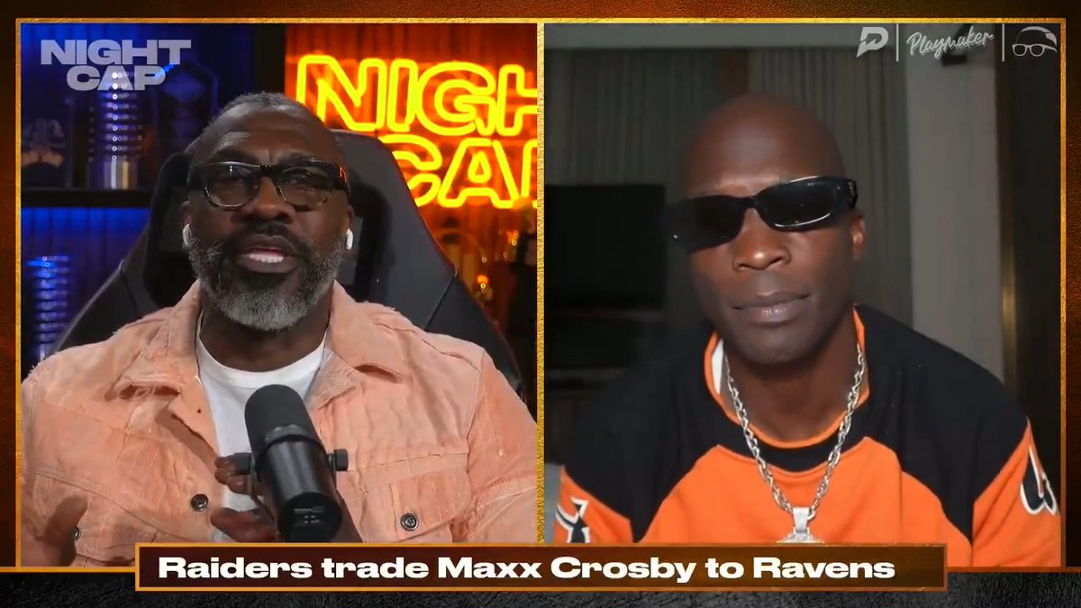 Unc & Ocho love the Ravens trading for Maxx Crosby...Meanwhile Shannon is confused by the Bengals letting Trey Hendrickson walk and get nothing in return 👀 shannon sharpe | @Ochocinco | #Nightcap