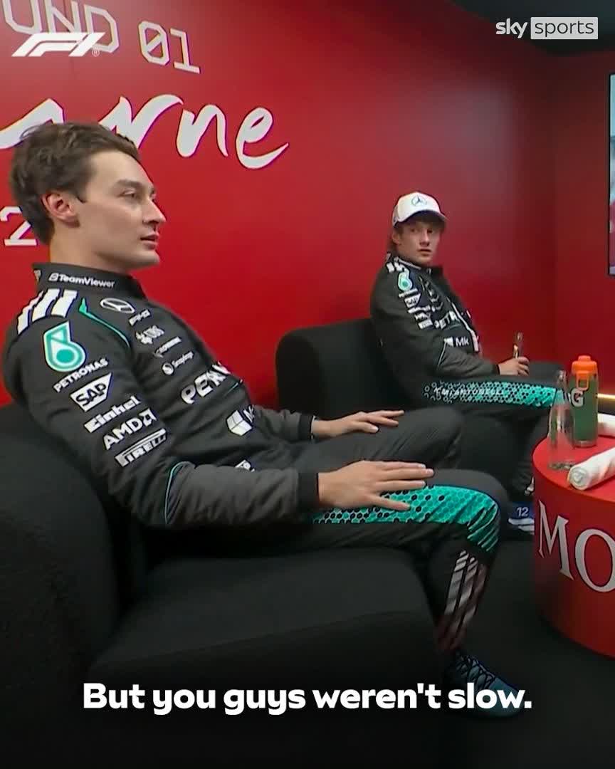Listen in to the first cooldown room of the new F1 season! 🗣️ 👀
