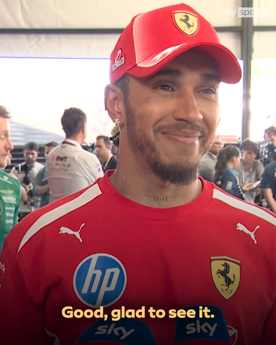 A positive Lewis post-Melbourne after finishing P4 💬❤️