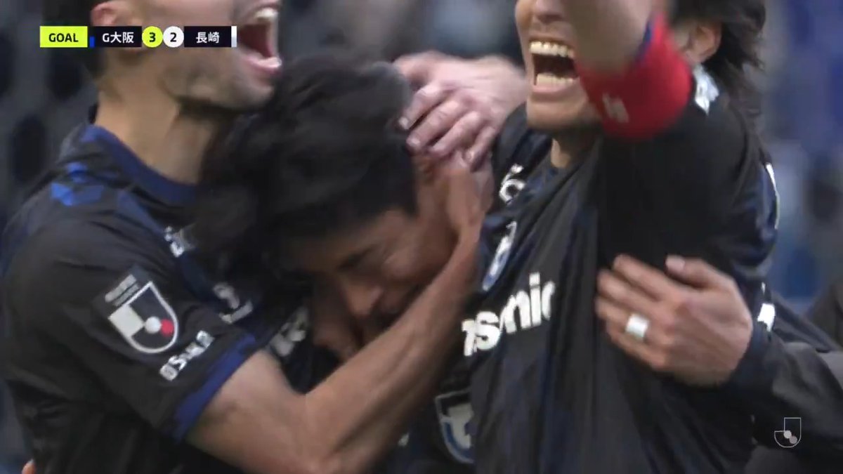 半田陸の逆転弾でガンバ大阪が首位浮上🔵⚫️ 🎦 ゴール動画 🏆 明治安田Ｊ１百年構想リーグ 地域リーグラウンド 第5節 🆚 Ｇ大阪vs長崎 🔢 3-2 ⌚️ 83分 ⚽️ 半田 陸（Ｇ大阪） #Ｊリーグ