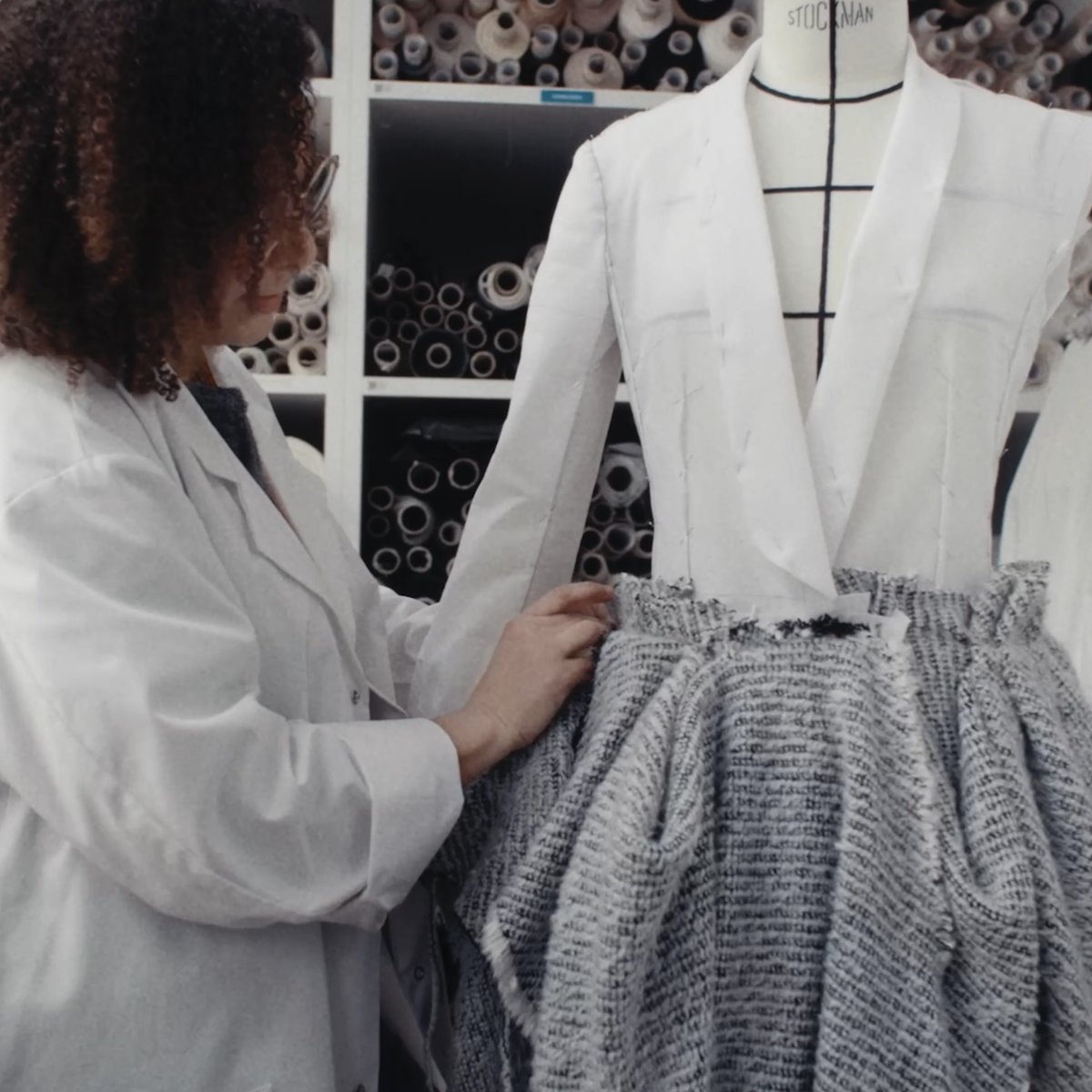 Dior Autumn Winter 2026-2027. Look 57 - from the atelier to the runway. #DiorAW26