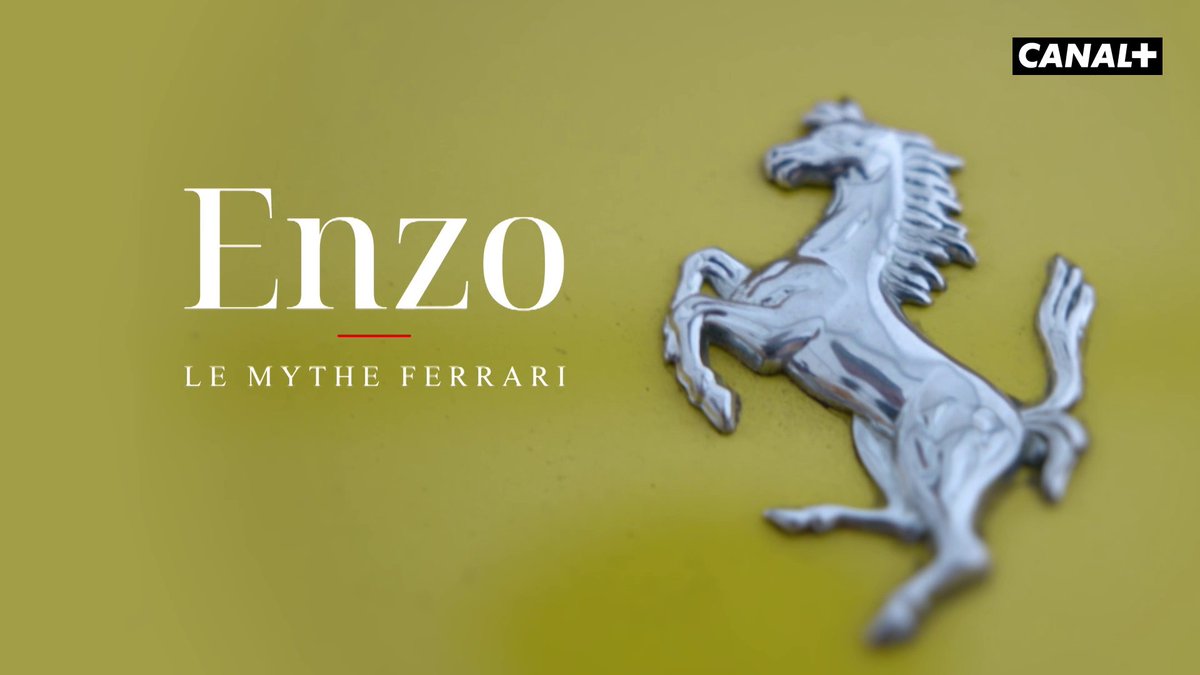 "Pour moi, la voiture de course, c'est comme un fils." Découvrez ce soir, les 2 premiers épisodes du documentaire "Enzo, le mythe Ferrari" 🤩 Une immersion exceptionnelle dans l'histoire du créateur de la Scuderia ❤️ 21H00 sur CANAL+ 📺