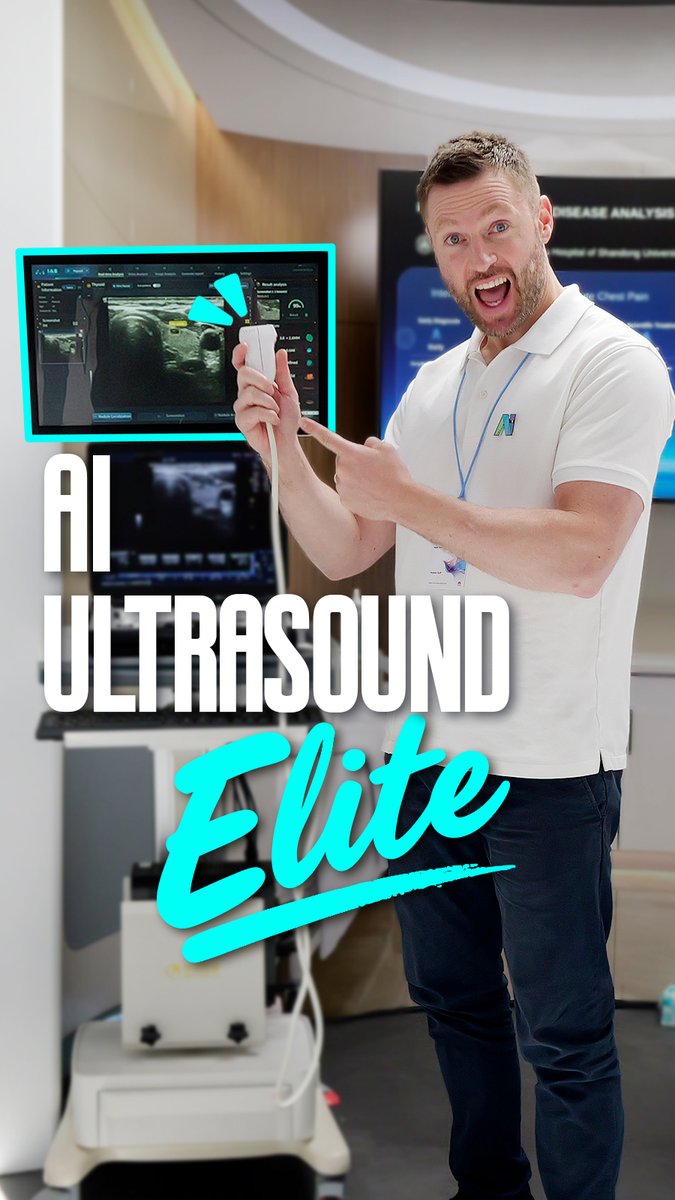 AI is helping transform scanning technology. Imagine an ultrasound with nearly instant results. Huawei's system analyzes in real time, matching irregularities against historical reports with over 96% accuracy for faster care. Watch Huawei reimagine healthcare, one scan at a time.