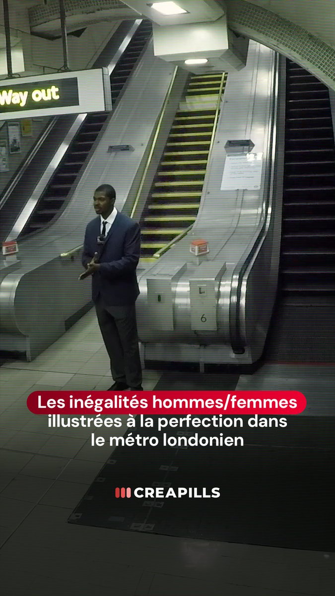 Une idée puissante de la ville de Londres pour faire réfléchir aux inégalités hommes/femmes 🙏