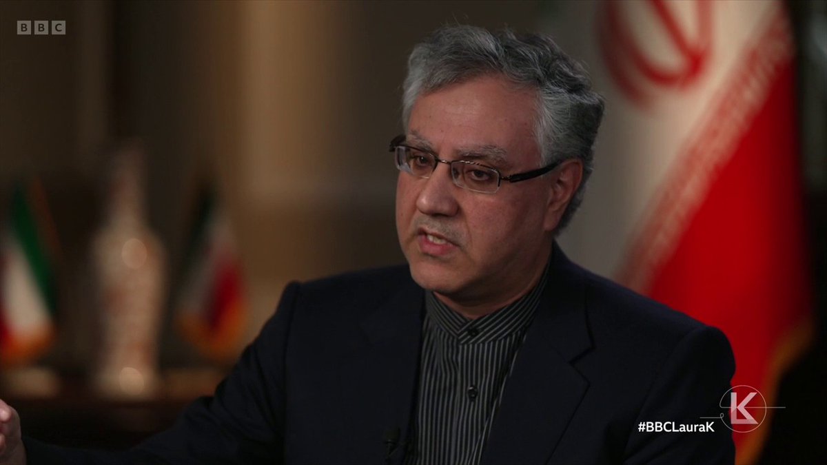 “We are defending ourselves” #BBCLauraK questions Iran’s ambassador to the UK Seyed Ali Mousavi about this claims that his country is only responding to attacks in its strikes on Persian Gulf countries #BBCLauraK