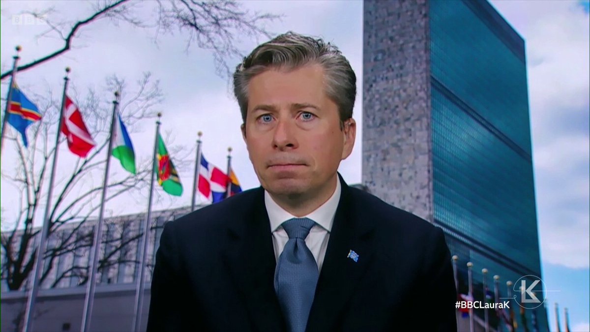 “We are seeing a sustained, attritional attack on the rule of law” UN Humanitarian Chief Tom Fletcher says the UK should “stand up for international law” and that he wishes countries like the US were listening to the UN more #BBCLauraK