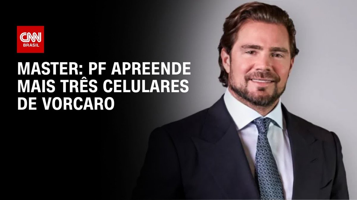 Master: PF apreende mais três celulares de Vorcaro; assista #CNNNewsroom