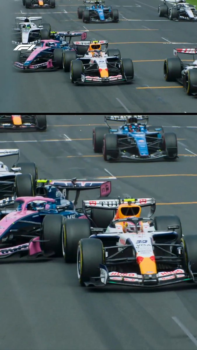 Talk about a near miss 😰 Unbelievable reactions from Franco 💪 #F1 #AusGP BWT Alpine Formula One Team
