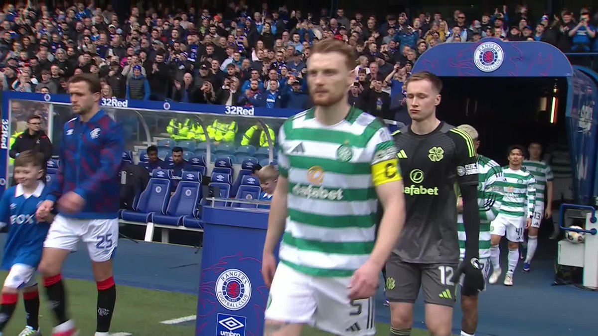 Fans from both sides in the stands, the players take to the pitch, and the atmosphere at Ibrox is electric! 🔥 Will it be Rangers or Celtic fans celebrating at full time? 👀 Watch live now on Premier Sports 1 📺