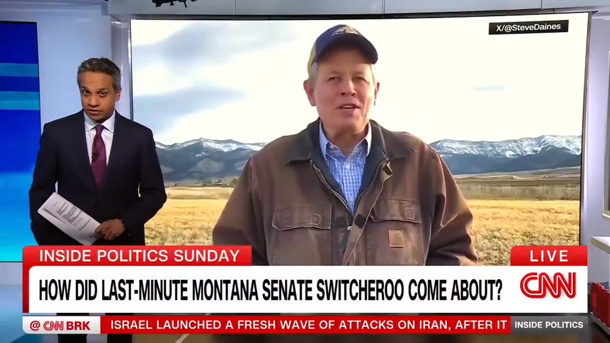 NEW: "They must think we're stupid." Sources tell Manu Raju that Sen. Steve Daines' last-minute decision to withdraw from his reelection race, with a hand-picked successor ready to run, had been in the works for weeks -- and that even President Trump was in on it. #InsidePolitics