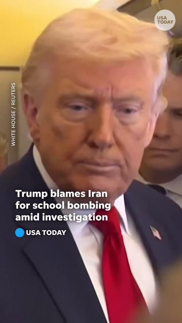 "They have no accuracy whatsoever." Although an investigation is underway, President Trump is blaming Iran for the Feb. 28 bombing of an Iranian school that killed 175 people.