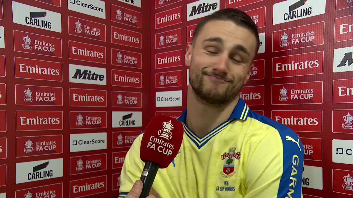 “The manager made it so clear that we’re coming here to win” Player of the Match Taylor Harwood-Bellis on Southampton’s confidence against Fulham 👏 🎙Danny Jamieson | 📺 TNT Sports &amp; discovery+ UK
