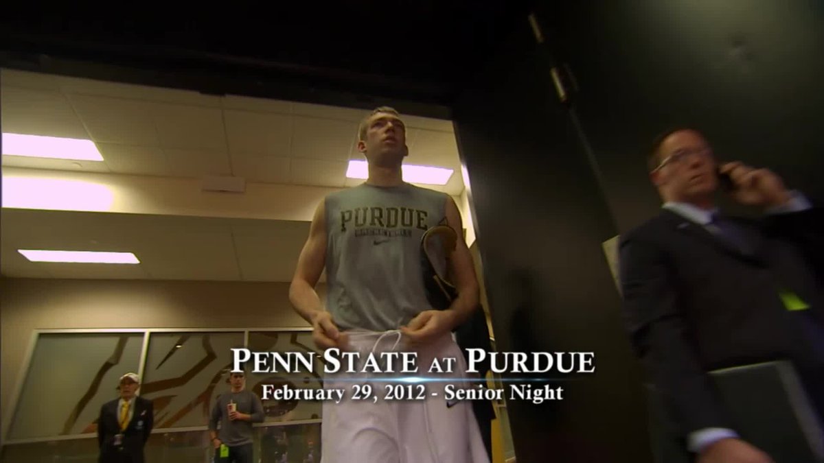 HBD, Robbie Hummel! 🥳 We're taking a look back at our friend's 2012 Purdue Men's Basketball Senior Night.