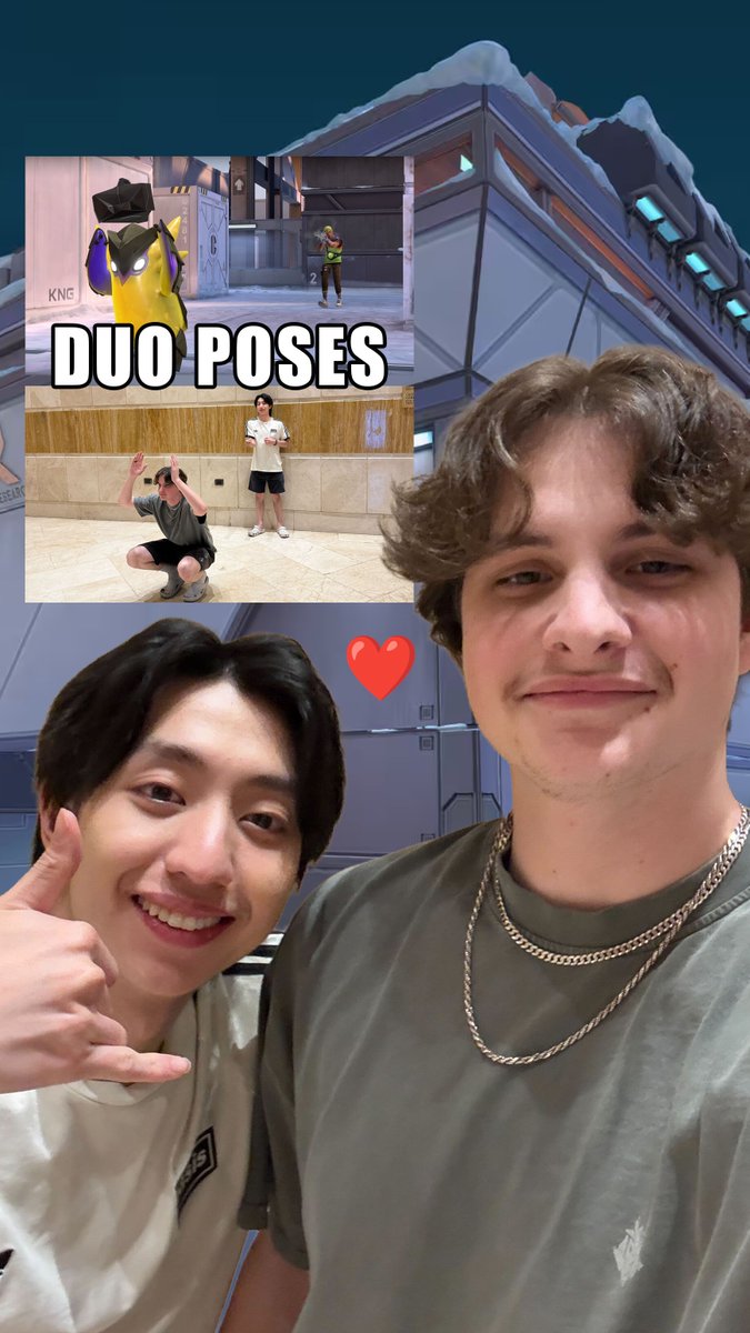 Duo poses with Paper Rex (VALORANT Edition)