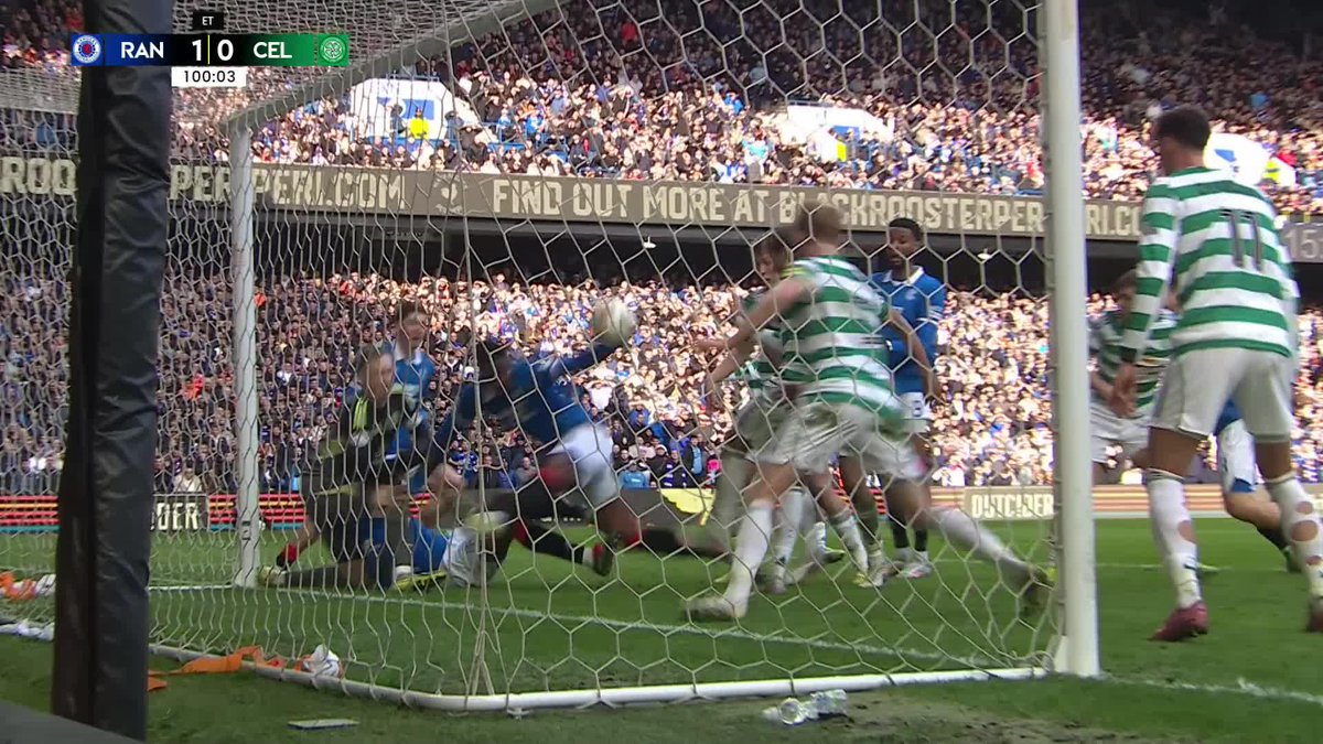 Now it's Rangers' turn to have a goal ruled out! ❌ Emmanuel Fernandez was celebrating but hand ball on the line leads to the VAR overturn 🔵 #ScottishCup