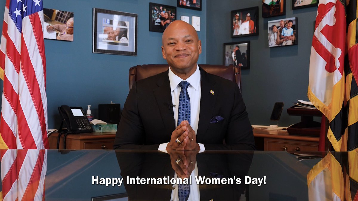 I’m blessed to have an administration filled with incredible, capable, and strong women. I’m wishing them and all Marylanders a happy International Women’s Day!