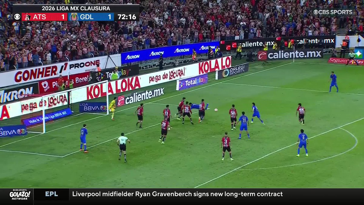🔥🇨🇴 Atajadón de Camilo Vargas en la derrota de Atlas 🇲🇽 ante Guadalajara