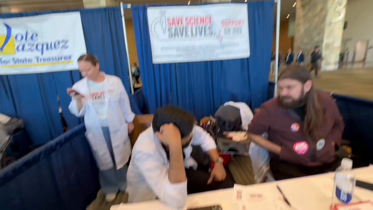 Trust the science. 😂😂🤣 Look how angry the man-pretending-to-be-a-woman gets when I ask, “How would a child know if they were transgender?” Not a single scientist at the “Save Science. Save Lives” booth at the California Democratic Party Convention could answer my questions about transgenderism. Libs of TikTok