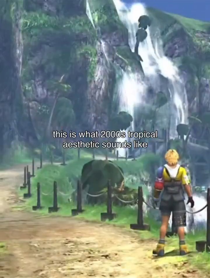 What gaming's 2000 tropical aesthetic sounds like
