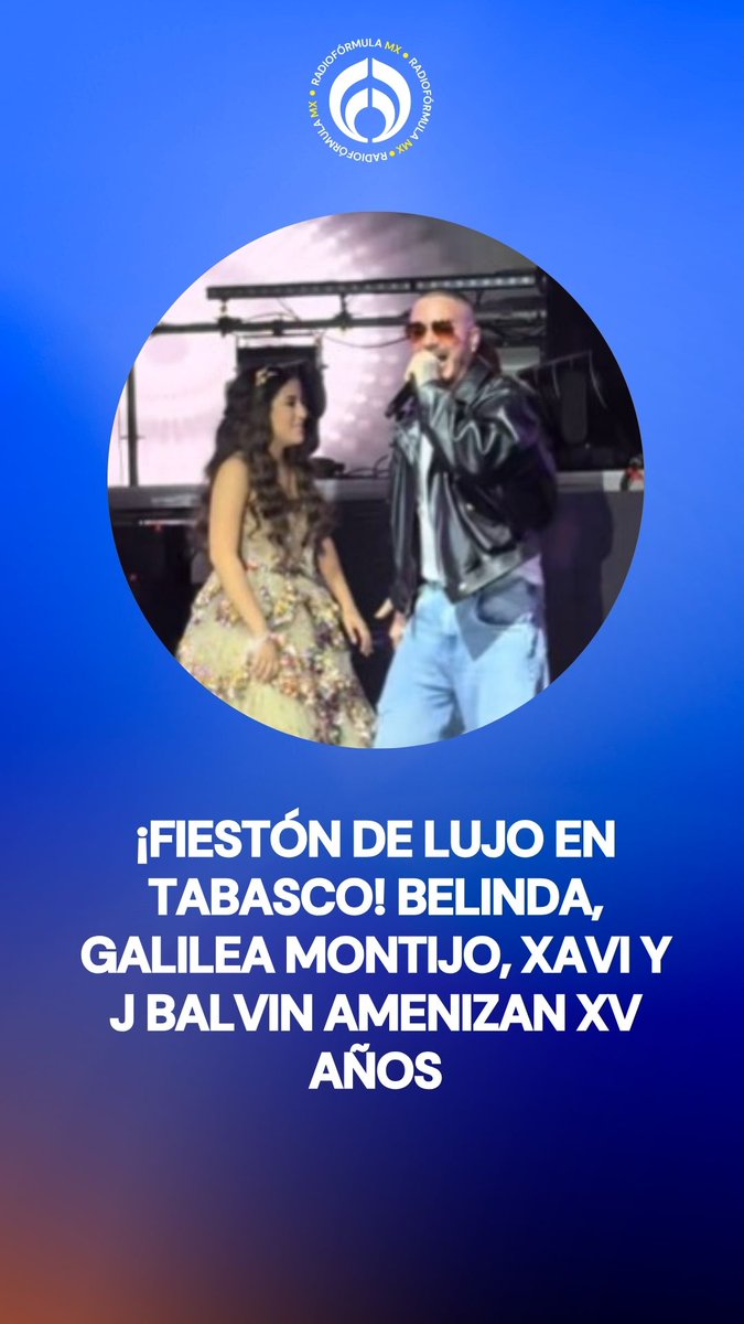 ¡Eso es echar la casa por la ventana!🎉 Imagínate tener a Galilea Montijo conduciendo tu evento 🎤, a Belinda cantándote las mañanitas, mientras que J Balvin y Xavi ‘prendan’ la fiesta en el escenario 💃🏻. Esto pasó en un 'fiestón' de Villahermosa, Tabasco, y nos dejó con la boca abierta 😲.