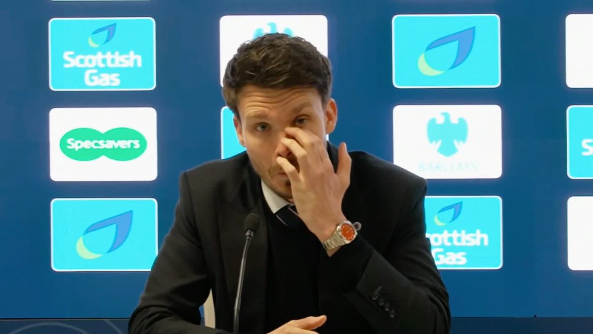 ''Things like this should not be in the stadium or around football'' Danny Röhl reacts to fans having to be separated on the pitch at Ibrox after Celtic's Scottish cup quarter-final win against Rangers.