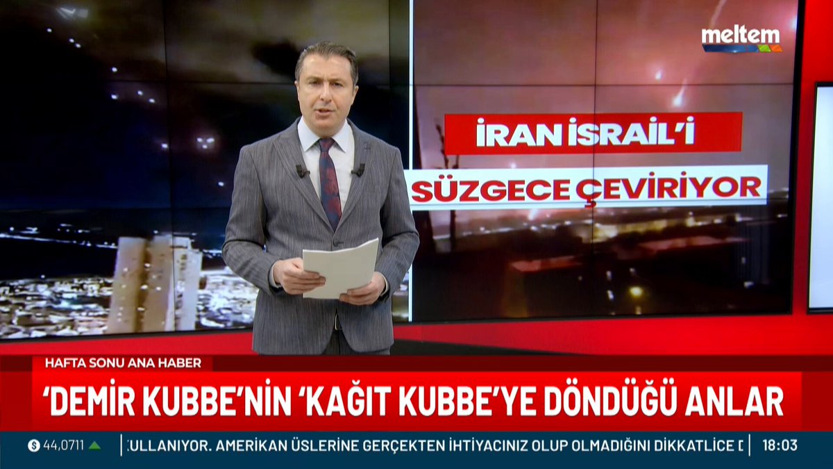 📌 İsrail'in çok övündüğü sistem çöktü 📍 DEMİR KUBBE oldu KAĞIT KUBBE 📍 Tel Aviv en zor gecesini geçirdi, İran füzeleri her yerdeydi...